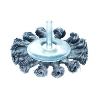 Щітка сталева дископодібна для дрилю, Ø6мм Ø100мм Sigma 9023101