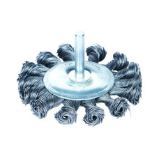 Щітка сталева дископодібна для дрилю, Ø6мм Ø75мм Sigma 9023071