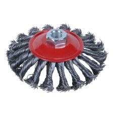 Щітка сталева конусоподібна для КШМ, Ø22.2мм Ø100мм Sigma 9024101