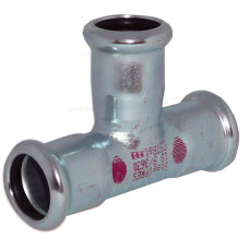 382035000 Трійник сталевий Ø35 оцинкований опалення STEELPRES® RM