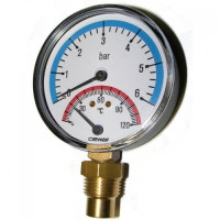 91568600 Термоманометр Ø80 1/2