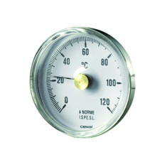 91616000 Биметаллический накладной термометр для труб BRC 63 VI Ø63 0/120°С Cewal S.p.A.