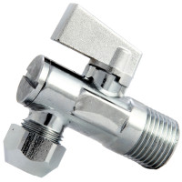 Кран кутовий з фільтром 1/2