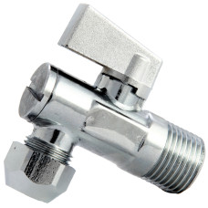 Кран кутовий з фільтром 1/2