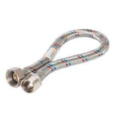 Шланг EPDM в металевому обплетенні 1/2 ЗВ 0.6м ASCO AS-Flex 10/200