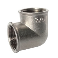 Угольник латунный никель/профи 3/4