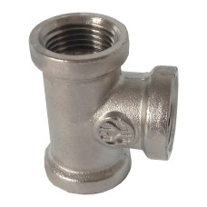 Трійник латунний нікель/профі 1/2