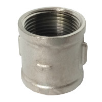 Муфта латунна нікель/профі 1