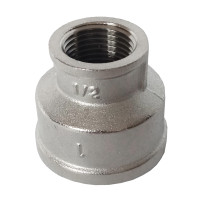 Муфта редукційна латунна нікель/профі 1