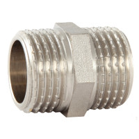 Ніпель латунний нікель/профі 1 1/4