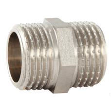 Ніпель латунний нікель/профі 1 1/4