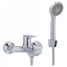 AVA3-439 Змішувач для ванни одноричажний картр. перемикач короткий литий гусак Ø35 WEZER 1/10