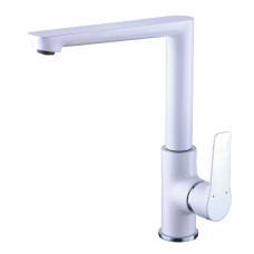 Смеситель для кухни Г-излив гайка белый GARDA Ø35 CORSO BC-4B221W 9605103