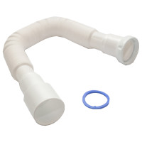 Гофротруба Ø40 х Ø40/50 1500 мм з гайкою 11/2