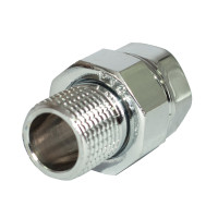 Сгон-американка прямой хром 3/4