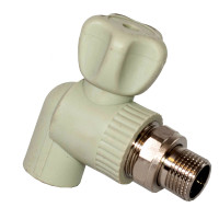 Кран радіаторний кутовий PPR Ø25 х 3/4