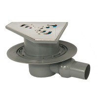 Трап CONFLUO ANGLE-1 20 х 20 горизонтальный угловой