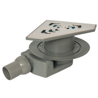 Трап CONFLUO ANGLE-2 20 х 20 горизонтальный угловой