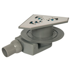 Трап CONFLUO ANGLE-2 20 х 20 горизонтальный угловой