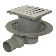 Трап CONFLUO DROPS-1 15 х 15 горизонтальный без фланца