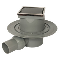 Трап CONFLUO DRY 1 BLACK 10 х 10 горизонтальный сухой