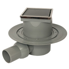 Трап CONFLUO DRY 1 BLACK 10 х 10 горизонтальный сухой