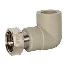 Угольник PPR с накидной гайкой (лат.вставка) 25 x 1/2