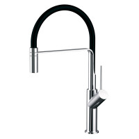 Смеситель для кухни излив силиконовый черный гайка ADDA Ø25 CORSO EB-4B520C 9635110