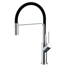 Смеситель для кухни излив силиконовый черный гайка ADDA Ø25 CORSO EB-4B520C 9635110