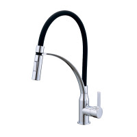 Змішувач для кухні вилив силіконовий гайка OMODEO Ø35 CORSO EC-4B526C