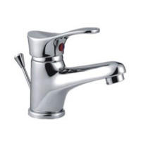 F1014-B (H14) Смеситель для умывальника литой гусак шпилька Ø35 FRAP 1/10