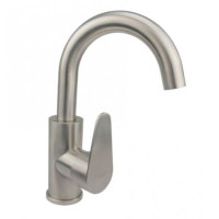 F1348 Змішувач для умивальника нержавіюча сталь гайка картридж Ø35 FRAP