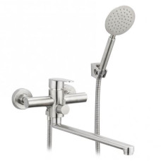 F2248 Змішувач для ванни нержавіюча сталь довгий гусак картридж Ø35 FRAP