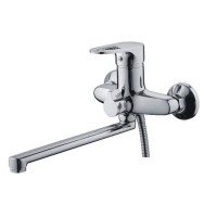 F22702-B (H702) Змішувач для ванної довгий гусак букс.перекл Ø40 FRAP 1/10