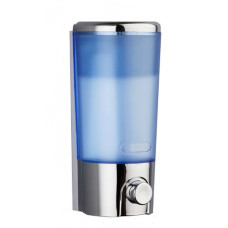 Дозатор настінний пластик 400 мл синій 1/50 F406