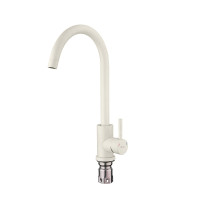 F40899-1 (H899) Змішувач для кухні НЕРЖ. U-гусак гайка  Ø35 FRAP 1/10