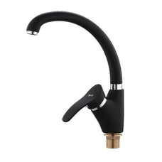 F4101-11 (F41) Змішувач для кухні U гайка Ø40 чорний FRAP 1/10