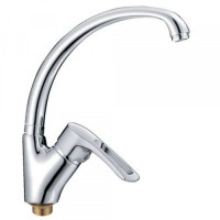 F4166-2 Змішувач для кухні однорич. вухо лат. корпус гайка Ø40  Frap 1/8