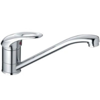 F4203 (Н03) Змішувач для кухні довгий гусак шпилька Ø40 FRAP 1/10