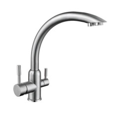 F43899 (H899) Змішувач для кухні НЕРЖ. з підключенням фільтра гайка  Ø35 FRAP 1/10