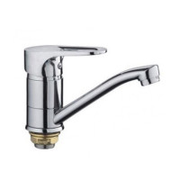 F45702-B (H702) Змішувач для кухні гусак 15см гайка Ø40 FRAP 1/10