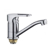 F45702-B (H702) Змішувач для кухні гусак 15см гайка Ø40 FRAP 1/10