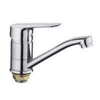 F45703-B (H703) Змішувач для кухні гусак 15см гайка Ø40 FRAP 1/10