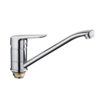 F49703-B (H703) Змішувач для кухні гусак 25см гайка Ø40 FRAP 1/10