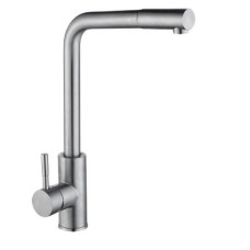 F60899 (H899) Змішувач для кухні НЕРЖ. Г-гусак висувний гайка Ø35 FRAP 1/10