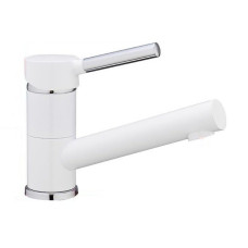 F4544-8 Змішувач для умивальника латунь білий/хром гайка картридж Ø35 FRAP