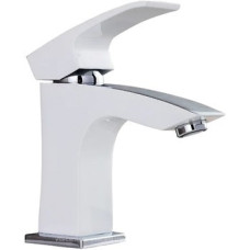 G1007-7 Змішувач для умивальника гайка білий/хром Ø35 Gappo Jacob  1/8