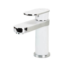 G1019-8 Змішувач для умивальника гайка білий/хром Ø35 Gappo Furai 1/8