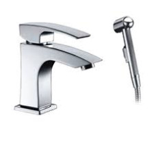 G1207 Змішувач для умивальника з гігієнічним душем шпилька Ø35 Gappo Jacob 1/8