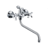 G2243 Змішувач для ванни довгий круглий гусак буксовий Gappo Pollmn 1/8